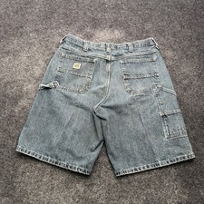 Lee Dungarees Vtg 90s Carpenter Denim Shorts Mens Sz 34 Utility Jorts Streetwear