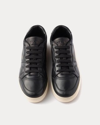 Prada Logo Nappa Leather Low-Top Sneaker Size 8.5