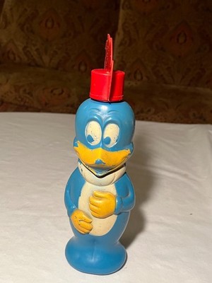 c1960s Woody Woodpecker Soaky Colgate Palmolive New York Bubble Bath Bottle