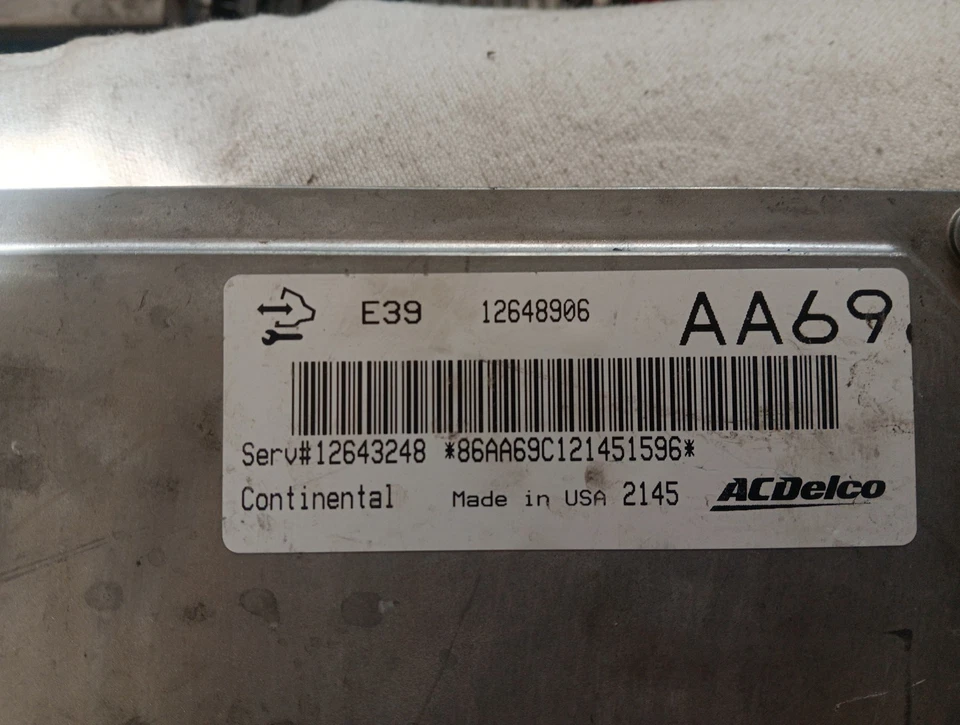 2012 gmc acadia 3,6 л модуль управления двигателем ECM PCM ECU компьютер - Изображение 2 из 2