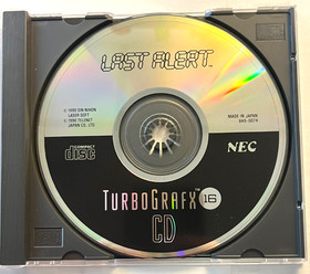 NEC TurboGrafx-16 CD LAST ALERT (1990) Duo   *** FREE FAST PRIORITY SHIPPING***