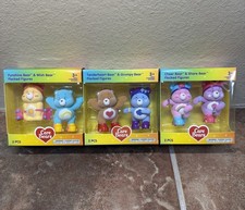 Care Bears Roller Skating Theme FLOCKED Figurine 6 Collectibles NEW 2025 Cloudco