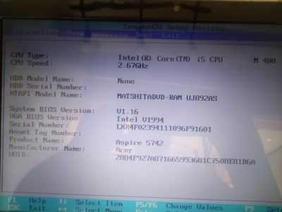Acer Aspire 5742, i5 mit 2.66  GHz , 4 GB Ram, Mainboard + Zubehör TOP