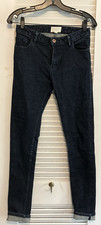 25 MENS BILLY REID Slim Fit MSL-ALA Dark Charcoal SELVEDGE JEANS 29 x 32 SALE