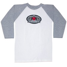 Men's Methods Of Mayhem Demon Crown Logo Baseball Jersey X-Large Grey