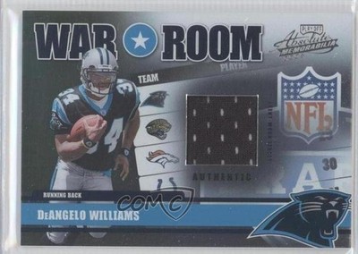 2006 Playoff Absolute Memorabilia War Room /100 DeAngelo Williams Rookie RC 0a1