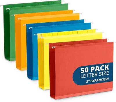 Hanging File Folders Blue Summit Supplies BSS-92588-1024 Total 50