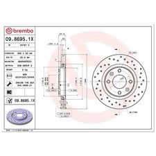Brembo 2 Bremsscheiben + 1 Satz Beläge vorne 25935454