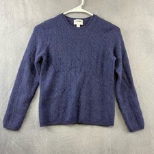 Charter Club 2-Ply 100 Cashmere Sweater Kids Medium Pullover Crewneck Soft Prep