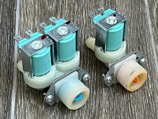 2x Samsung Washer Hot Cold Water Valve DC62-30312J DC62-30314K OEM 8