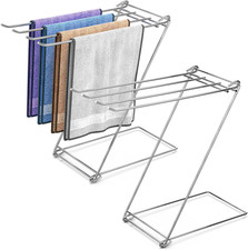 Kitchen Towel Holder, 4-Arm Kitchen Towel Rack for Drying Dishcloths Hand Towels