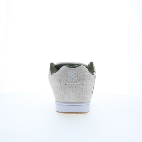 Chaussures baskets homme DC Net SE DC03260101-OWHGRN en daim blanc inspirées du skate - Photo 7/8