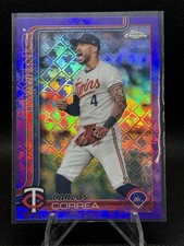 2025 Topps Chrome Logofractor Edition - Carlos Correa Purple /250