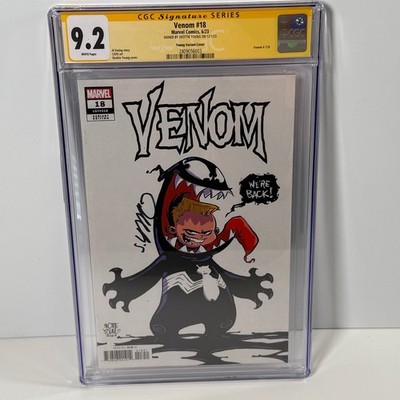 Venom #18 CGC 9.2 Signature Series Skottie Young Variant Marvel 2023