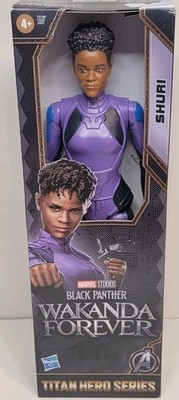 Marvel Titan Hero Series Black Panther Wakanda Forever Shuri Doll 12''