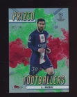 2023 Soccer Topps Finest Prized Footballers Fusion Green Red Lionel Messi 2/30