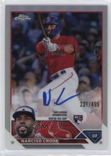2023 Topps Chrome Update Auto Refractor 231/499 Narciso Crook #RA-NC Auto z7d