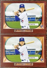 Lot (2) Bo Bichette 2020 Topps Archives 1955 Bowman Archives #B55-9 Blue Jays