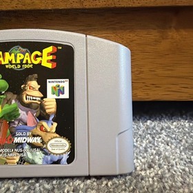 Rampage World Tour - Nintendo 64 N64 - Authentic & Tested