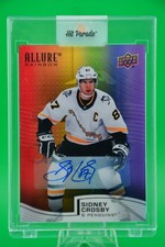 2021-22 Upper Deck Allure #R-87 Sidney Crosby Full Rainbow Autographs