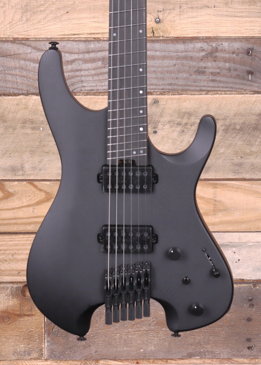 Ibanez QX52B Headless Multi-Scale Electric Guitar Weathered Black w Gigbag 195790₽
