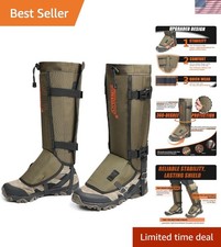 Snake Gaiters, Waterproof Snake Guard Chaps, Snake Bite Protection for Lower ...