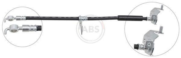A.B.S. Bremsschlauch Vorne Rechts SL 1709-image