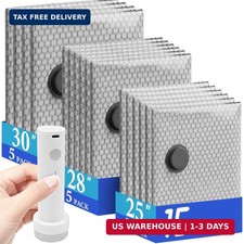 15 Pack Vacuum Storage Bags with Electric Pump for Travel Luggage Clothes  T...