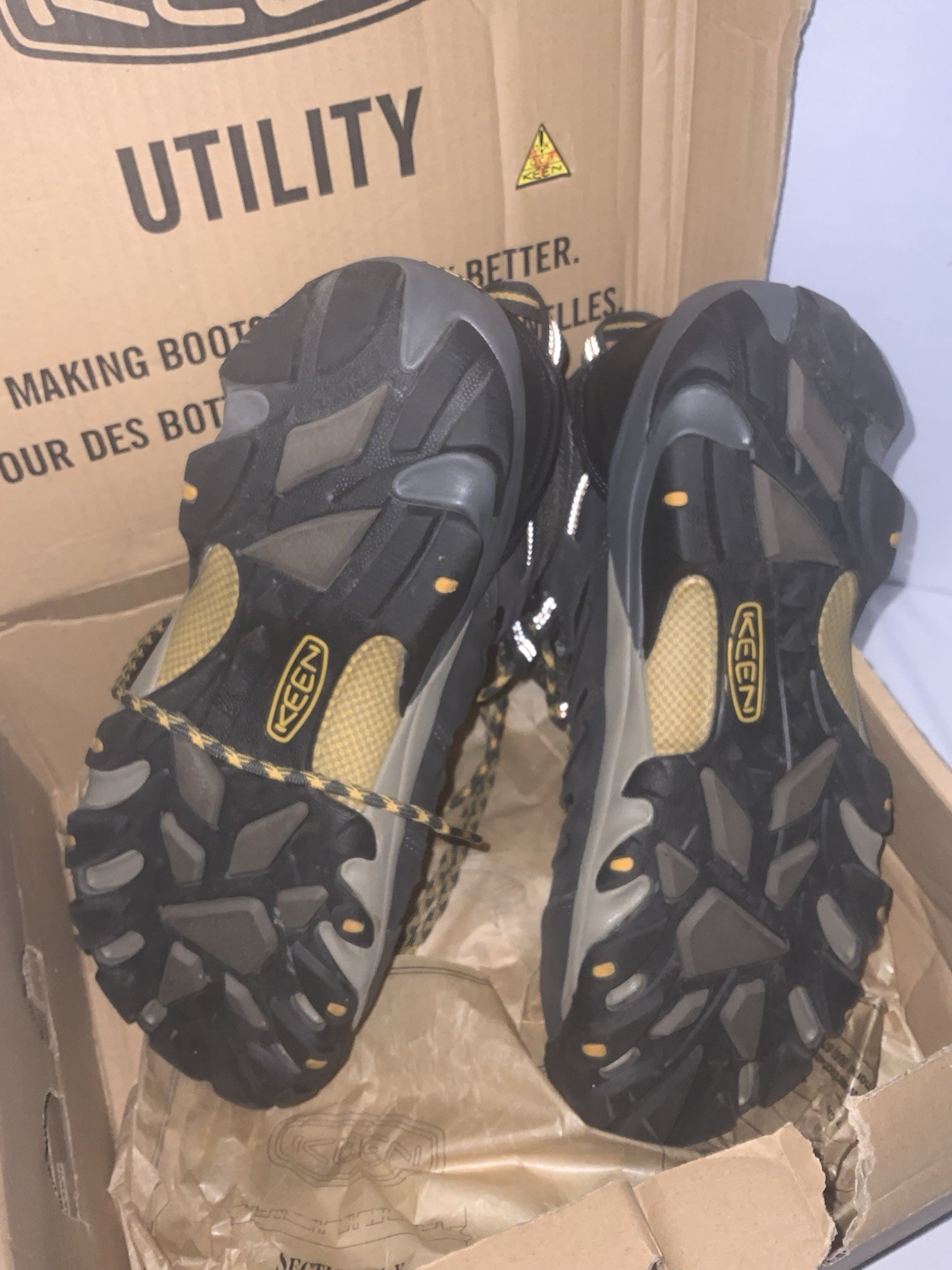 Scarpe KEEN Uomo Taglia 10D LANSING MID WP Punta Acciaio Impermeabili