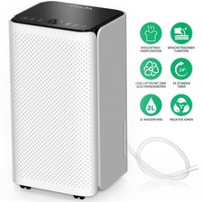 OYAJIA Deumidificatore Elettrico 12L/24H, Deumidificatore Ambiente con Timer Jisbdtisxdj