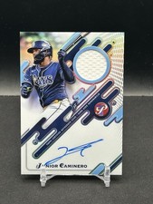 2025 Topps Pristine - Pristine Pieces Autograph Relics Junior Caminero #PPAR-JCA