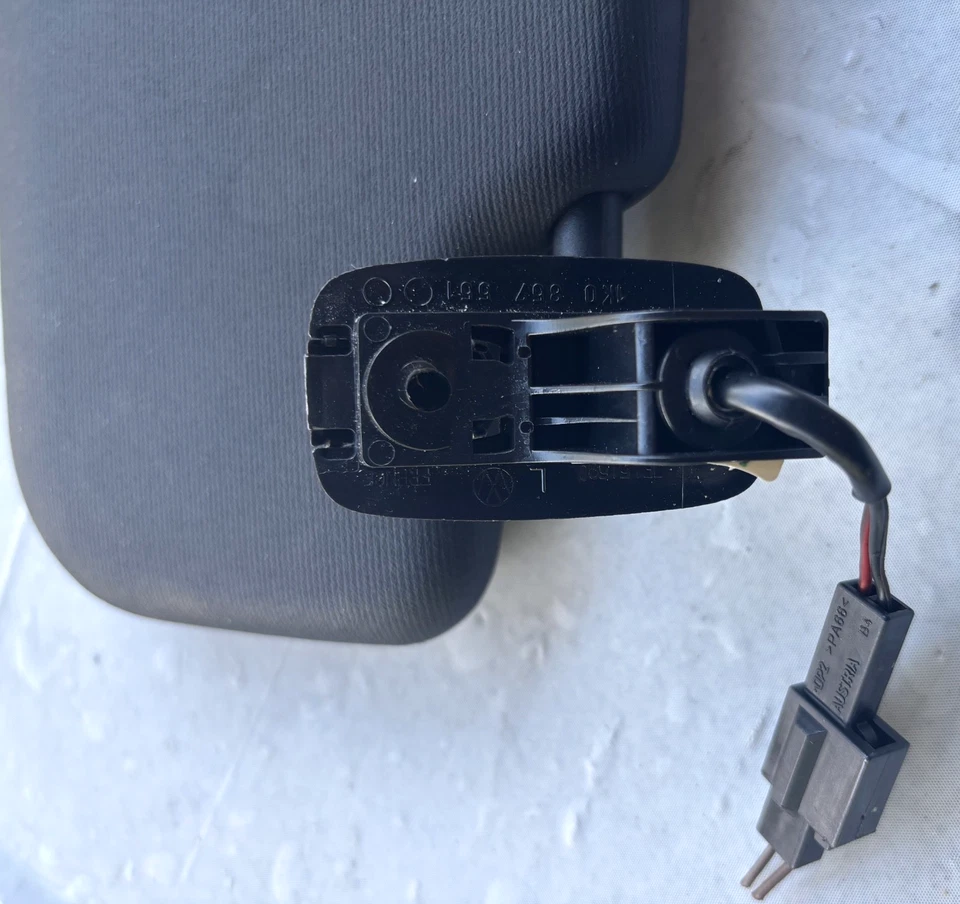 💎Parasol izquierdo para conductor VOLKSWAGEN GOLF GTI 2010-2014 NEGRO FABRICANTE DE EQUIPOS ORIGINALES Foto 4 de 4