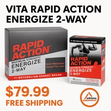 VITA Rapid Action Energize 2-Way – 12 Pack (144 Tablets Total)