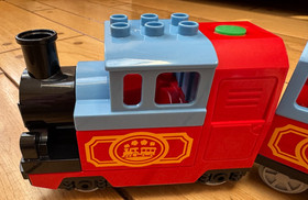 LEGO Duplo My First Train Set 10507 Motorized Locomotive Engine Works Incomplete