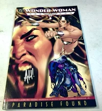 Signed Adam Hughes Wonder Woman Paradise Found Trade Paperback TPB 2003 DC