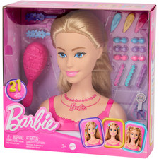 Barbie Frisierkopf 21-teilig 21tlg Styling Kopf mit Bürste & Zubehör
