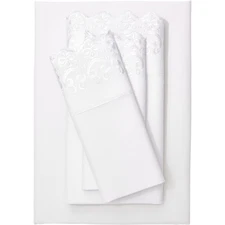 BrylaneHome Hotel Embroidery Sheet Set