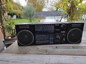 ANCIEN POSTE RADIO tuner Philips à lampes A5X93A Steréo EUR 450,00