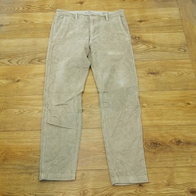 Levi's XX Chino Cord Hose Herren W33 L31 Beige Creme Tapered Leg