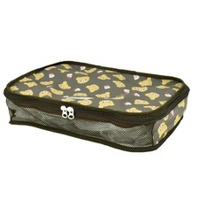 Rilakkuma Face Garment Storage Mesh Pouch Travel Organizer 14.2x9.8in