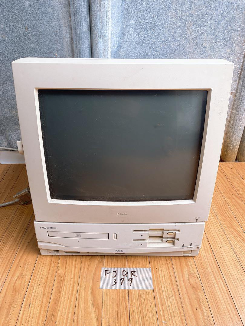 NEC PC-9821 Cmodel S1 + PC-9821 Display Vintage Computer NEC PC-9821 Cmodel S1 + PC-9821 Display Vintage Computer