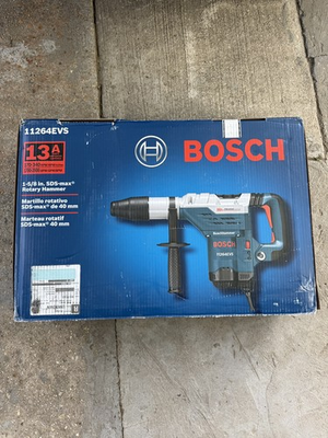 #ad Bosch 11264EVS 13 Amp Corded 1 5 8 in SDS Max Variable Speed Rotary Hammer Drill $469.99