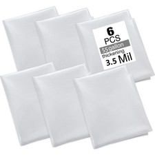 6 Pcs dust collector bags 3.5mil 19.5" diameter 31" width x 40" 6 Pack