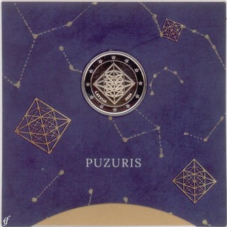 2 Euro Coincard Lettland 2024 Puzuris Himmeli