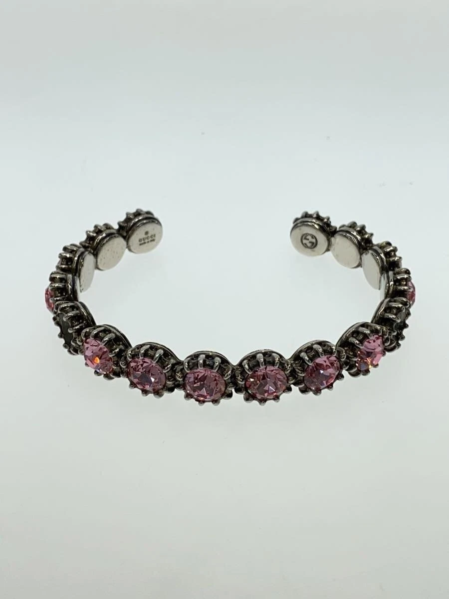 Gucci Bracciale Pietra L Argento Rosa 2 Mancanti 1217