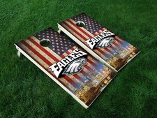 VINYL WRAPS Cornhole Board DECALS Philadelphia Eagles 10 Philly Bag Game Sticker