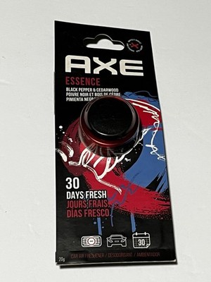 AXE Car Air Freshener, Essence (Black Pepper & Cedarwood), 30 Days Fresh