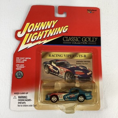 Johnny Lightning Classic Gold Racing Viper GTS-R Die Cast Replica