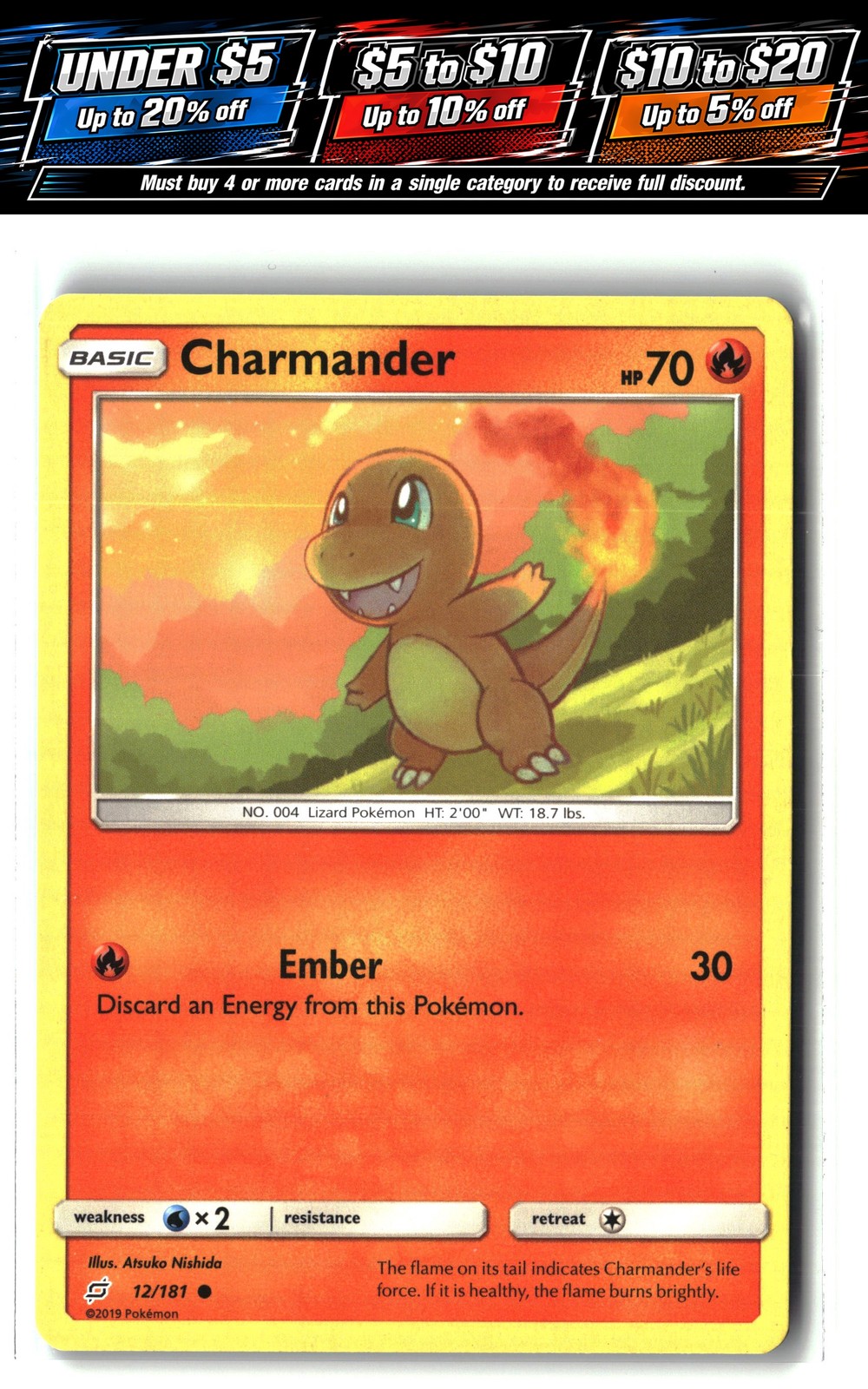 SM - Team Up #12/181 Charmander (12)