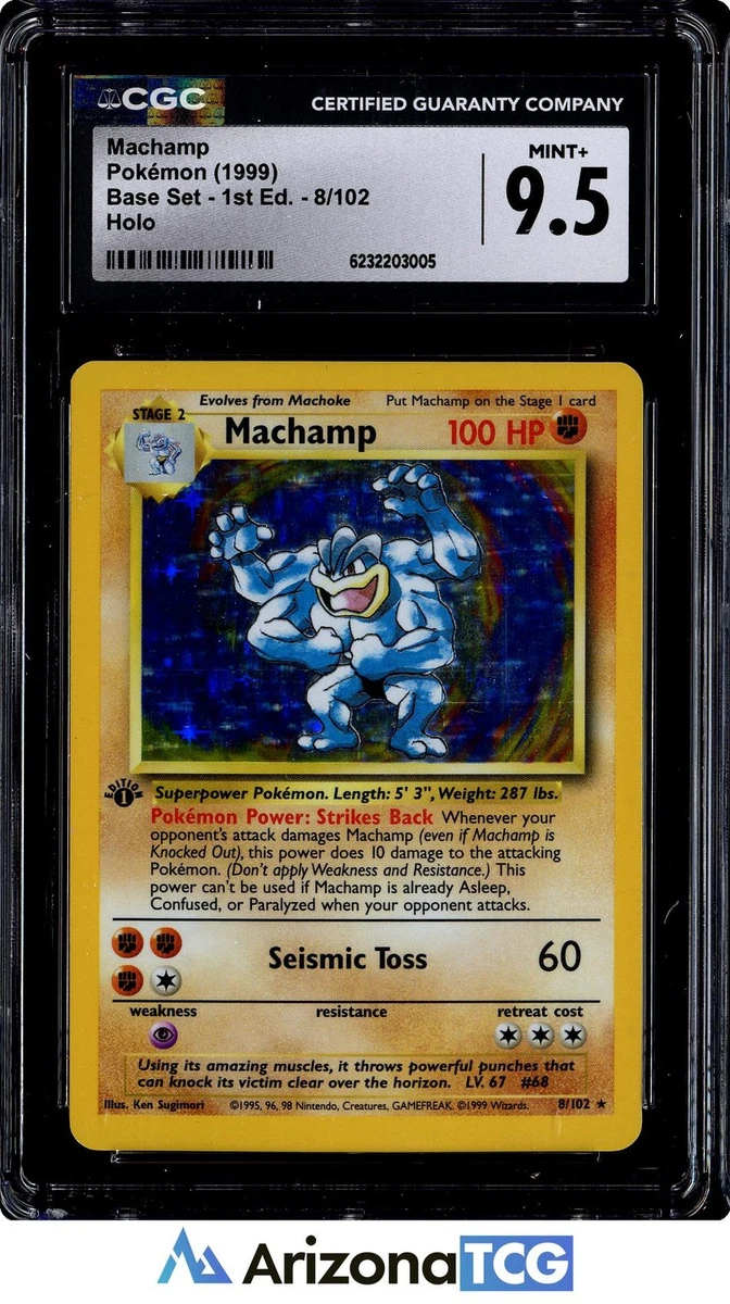First Edition Pokémon Machamp Individual Cards for sale | eBay